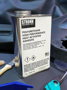 Set of 4 1qt can of STRONN Polyurethane Heat Activated Adhesive Glue Automotive Upholstery (Analog of Kenda SAR 306) suitable For Shoe Sole, Leather