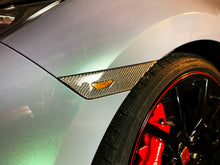 Load image into Gallery viewer, Real Carbon Fiber side marker lights overlay trim Fit Honda Civic Type R FK8 2017 2018 2019 2020