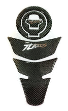 Load image into Gallery viewer, Real 3k twill Carbon Fiber Tank Protector Fit Suzuki TL1000S +gas cap trim