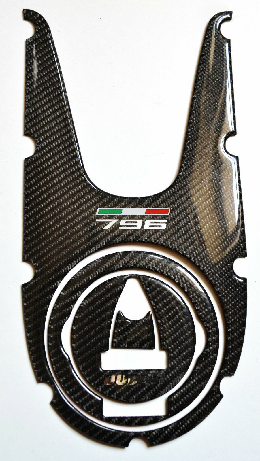 fit Ducati Monster 796 real carbon fiber tank dash panel cover pad protector