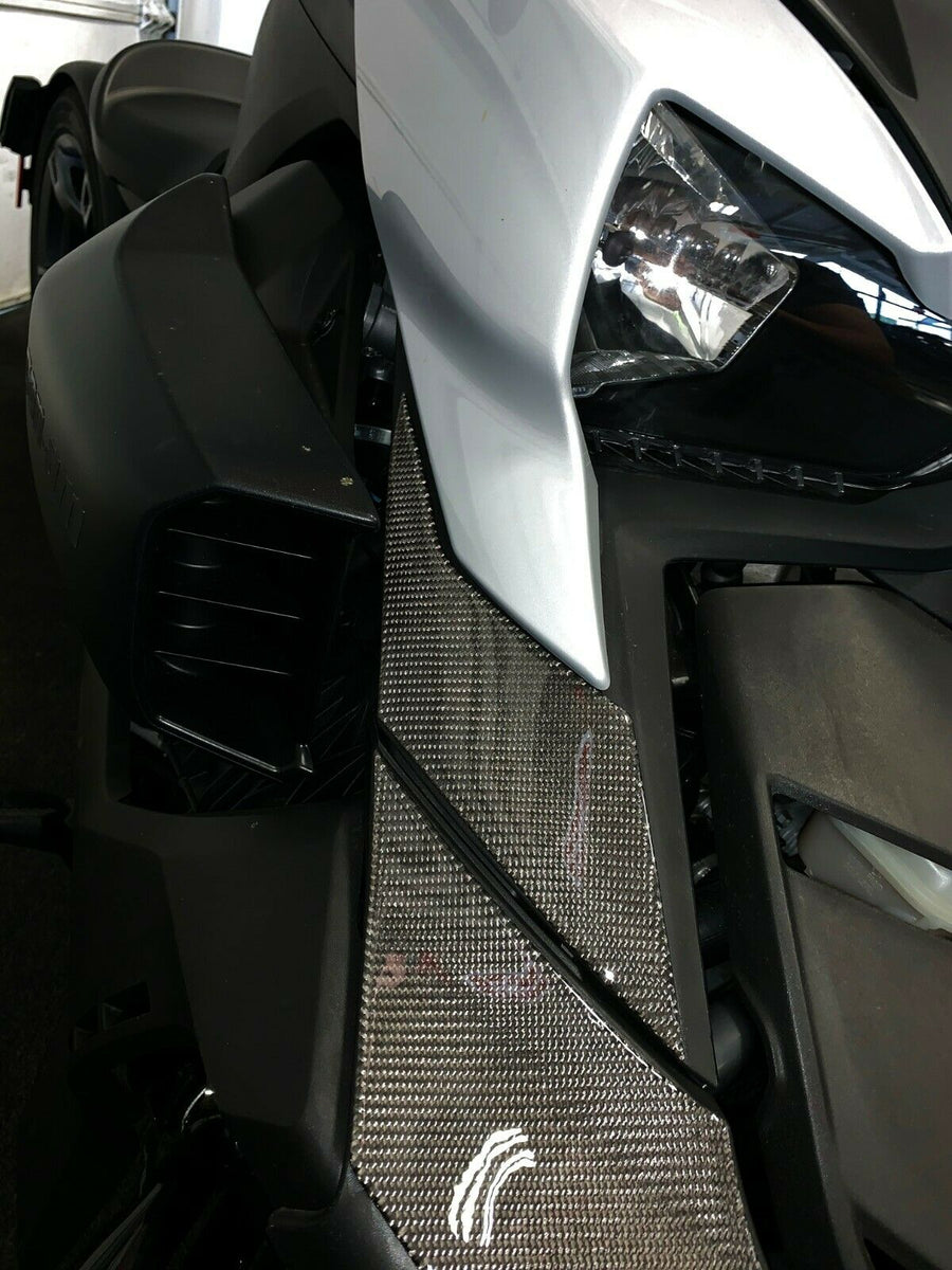 Fit Can-Am RYKER BRP 2019 Dry CARBON FIBER Front fairing panel Accent ...