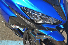 Load image into Gallery viewer, Fit Kawasaki Ninja 400 2018 Real CARBON FIBER Head light fairing sharp trim kit