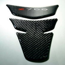 Load image into Gallery viewer, Kawasaki Z750 Z 750 Real Carbon Fiber tank pad Protector Sticker trim