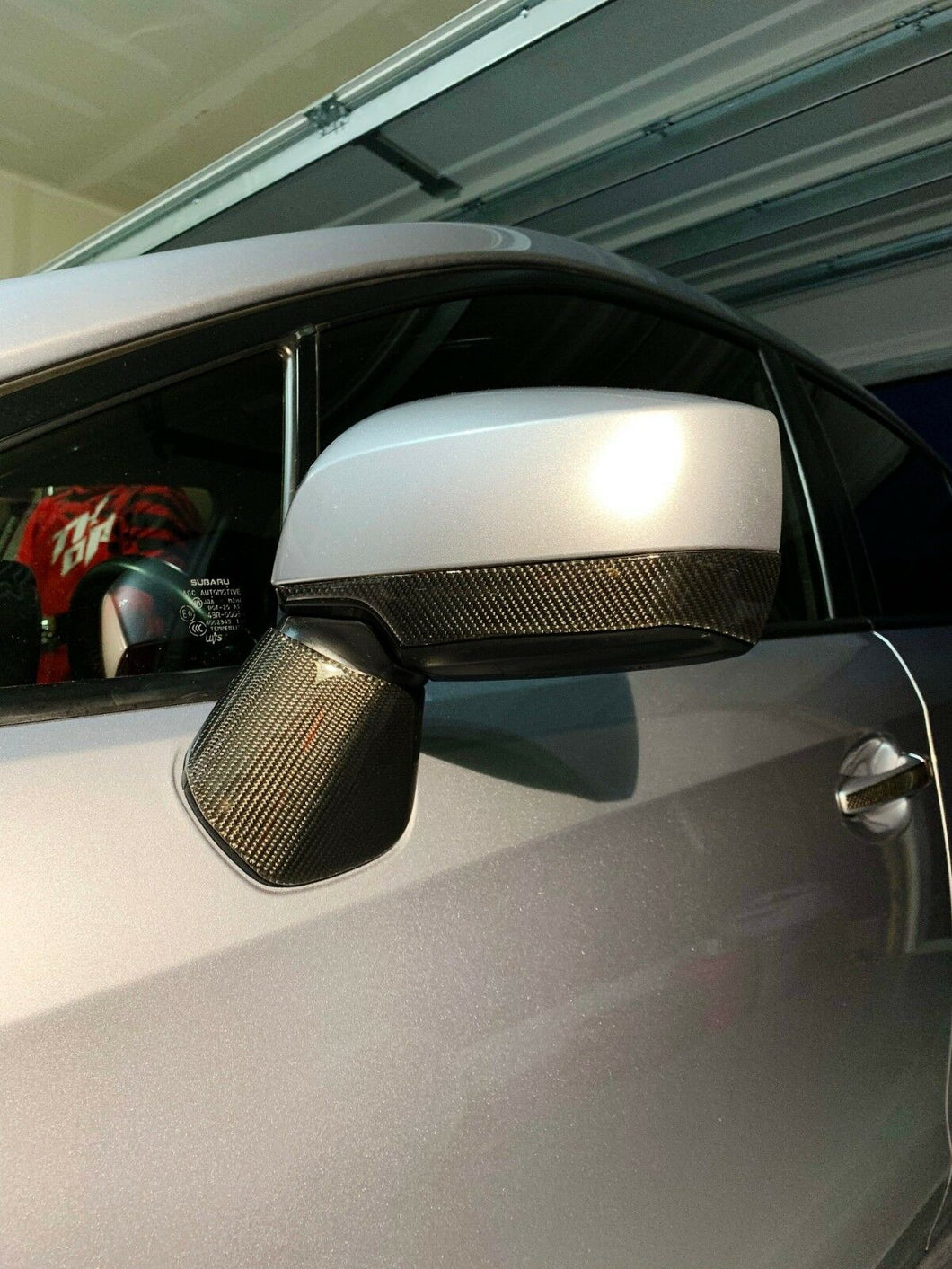 Real Carbon Fiber sides rear view mirrors trim kit Fit Subaru WRX/sti 2015-2018