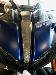 Fit Yamaha Niken GT real Dry carbon fiber front panel fairing pad trim kit