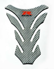 Load image into Gallery viewer, Suzuki GSX-R  Silver real Carbon Fiber Tank Protector Pad trim guard sticker