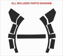 Load image into Gallery viewer, Real Dry carbon fiber Fit Honda CB650R Front HEADlight fairing Trim inserts KIT