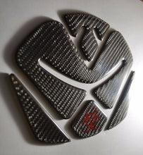 Load image into Gallery viewer, Bio-hazard logo Carbon Fiber Motorcycle Tank Protector Pad for Ducati Diavel