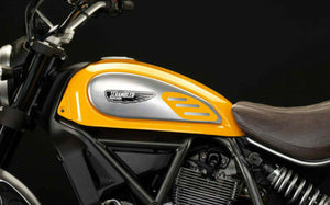 Fit Ducati SCRAMBLER YELLOW tank Knee grip pads Protector pad Decal Sticker trim