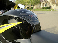 Load image into Gallery viewer, Fit Suzuki Hayabusa GSX Stealth eff Real Carbon Fiber + Black Tank Protector Pad