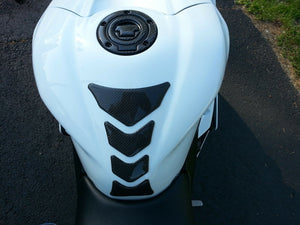 Real Carbon fiber Gas Fuel Cap Tank Sticker trim decal fits for Yamaha