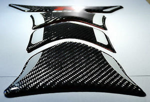 Suzuki GSX-R Real Ultra shiny Carbon Fiber tank pad Protector trim sticker guard