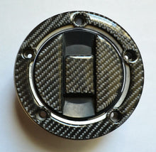 Load image into Gallery viewer, Real CARBON FIBER Tank Cap Filler Sticker fits Suzuki Bandit 1250S GSF1200S ABS
