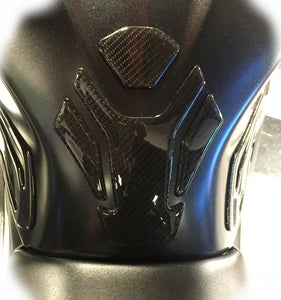 Kawasaki Ninja 300 ABS Real Carbon Fiber tank pad Protector & Knee traction Pads