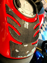 Load image into Gallery viewer, Fit Ducati Multistrada 1200 1260s 2015+ dry carbon fiber tank protector pad trim