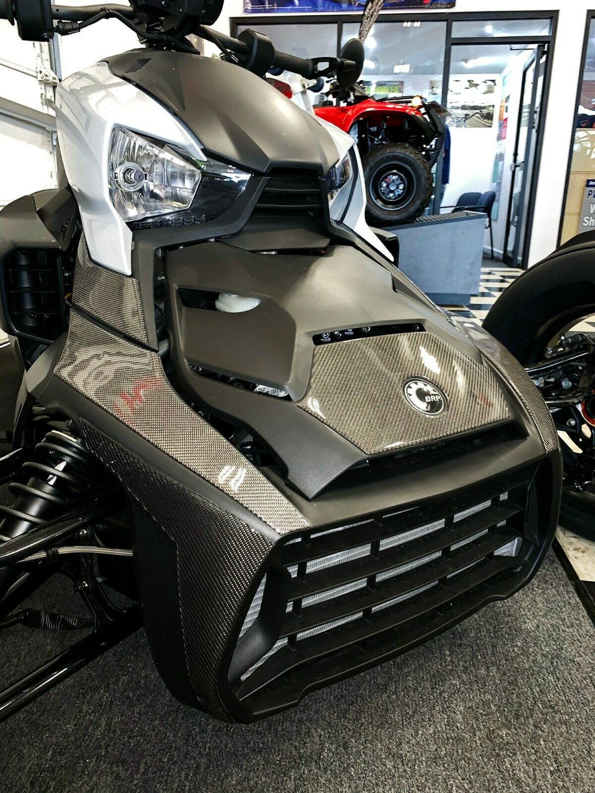 Fit Can-Am RYKER BRP 2019 Dry CARBON FIBER Front fairing panel