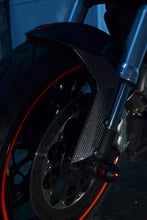 Load image into Gallery viewer, Fit Ducati Monster 696 796 1100 real carbon fiber Front Mudguard pad protector