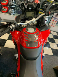 Fit Ducati Multistrada 1200 1260s 2015+ dry carbon fiber tank protector pad trim