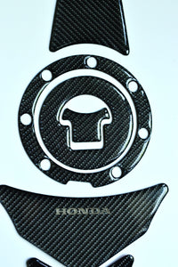 Honda CBR 1000R  Real Carbon Fiber tank Protector pad & fuel cap cover +trim