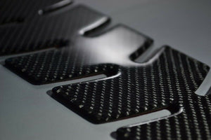 Fit Ducati Multistrada 1200 2010+ authentic carbon fiber tank protector pad trim
