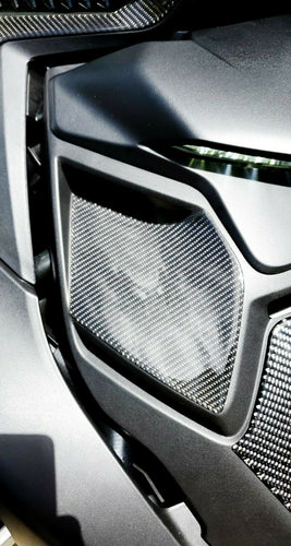 Fit Can-Am RYKER BRP 2019 Dry CARBON FIBER Front Nozzles air inlets Accent trim