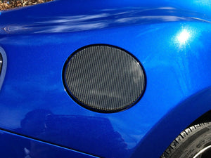 Real Carbon Fiber fuell door cover overlay trim kit Fit Subaru BRZ Toyota 86