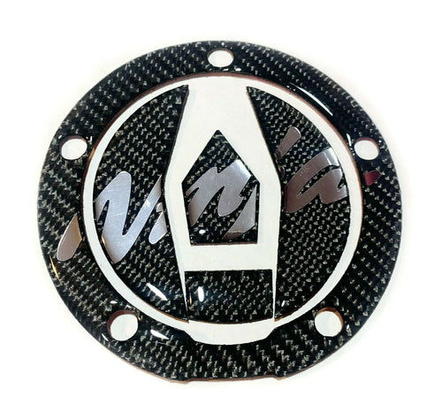 Dry Carbon fiber Gas Cap Tank Sticker fits Kawasaki Ninja H2R ZX10R H2 overlay