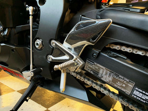 Fits Honda CBR1000RR 2017 real carbon fiber foot Pedals set PEG RES KIT trim kit