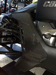 Fit Can-Am RYKER BRP 2019 Real 3k twill dry CARBON FIBER Lower panel fairing protector trim kit