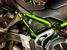 Load image into Gallery viewer, Real carbon fiber Fit Kawasaki Z650 sides brake liquid tank panel pads Trim