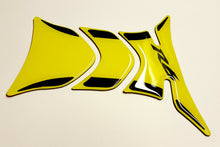 Load image into Gallery viewer, Yamaha R6 Yellow +Black tank Protector pad Decal Sticker trim guard