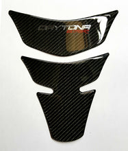 Load image into Gallery viewer, Fit Triumph Real Carbon Fiber tank pad Protector Sticker trim guard decal