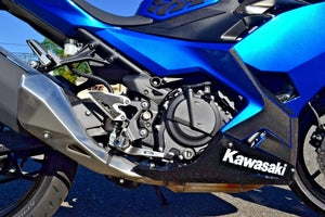 Fit Kawasaki Ninja 400 Real CARBON FIBER sides lower fairings cover trim kit