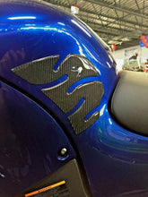 Load image into Gallery viewer, Fit Kawasaki Ninja ZX-14R ZX14 Carbon Fiber Tank Protector knee traction Pad