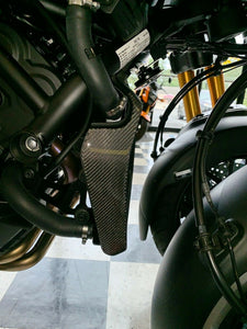 Fit Yamaha Niken GT real Dry carbon fiber radiator sides cover pad trim kit