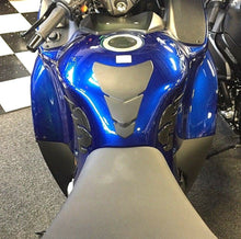 Load image into Gallery viewer, Kawasaki Ninja ZX-14R ZX14R Carbon Fiber Tank knee traction pad trim protectors