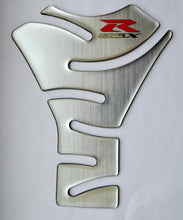 Load image into Gallery viewer, Suzuki GSX-R750 750 GSXR GSX-R Scratched Aluminum Tank Protector Pad Sticker