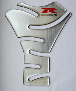 Suzuki GSX-R750 750 GSXR GSX-R Scratched Aluminum Tank Protector Pad Sticker