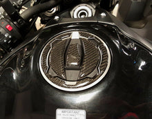 Load image into Gallery viewer, Real Carbon fiber Gas Cap Tank Sticker fits Kawasaki Ninja 400 650 ZX6R trim