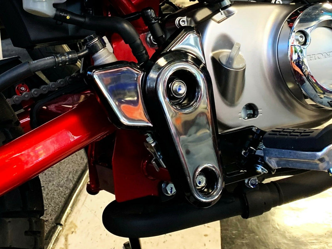 Fit Honda Monkey 125  2019 Chrome mirror Foot Pedals PEG REST trim pads kit