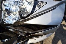 Load image into Gallery viewer, Real Carbon Fiber head light fairing air trim pad fits Suzuki GSX-R 600