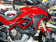 Load image into Gallery viewer, Fit Ducati Multistrada 1200 dry CARBON FIBER sides knee panel Fairing overlay