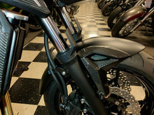 Load image into Gallery viewer, Real carbon fiber Fit Kawasaki Z650 front mudguard fender Trim KIT overlay