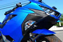 Load image into Gallery viewer, Fit Kawasaki Ninja 400 Real CARBON FIBER sides fairing blinker cover trim kit