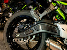 Load image into Gallery viewer, Real carbon fiber Fit Kawasaki Z650 rear suspension Trim KIT overlay