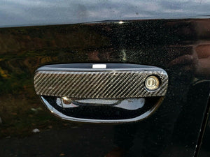 Real Carbon Fiber Door handles trim Cover Fit Dodge Charger SRT hellcat 2011-20