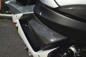Real Carbon Fiber sides air inlets duct covers trim fit Suzuki GSX-R 600