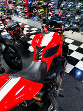 Load image into Gallery viewer, Fit Ducati Monster 1200 Real Carbon Fiber tank Pad Protector &amp; gas cap trim kit