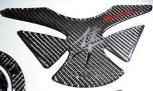 Load image into Gallery viewer, Fit Suzuki Hayabusa Carbon Fiber +Crome Tank Protector Pad + Cap filler cover