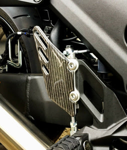 Real carbon fiber BOTH sides DRIVER FOOT PEG REST trim protector Ninja ZZR 1400